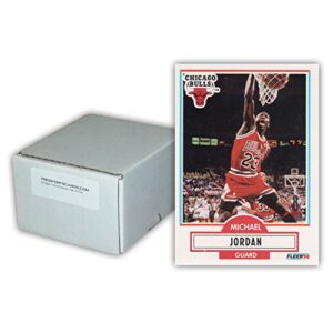 1990-91 fleer complete set (nba - basketball - 198 cards - michael jordan)