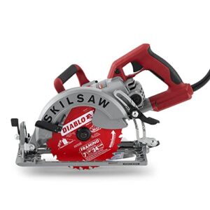 Skilsaw Magnesium Lightweight Worm Drive Circular Saw - 7 1/4in. 15 Amp, Model Number SPT77WML-22