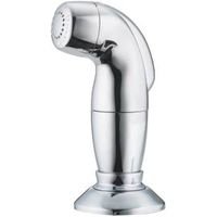 moen silver chrome metal kitchen spray head and hose assembly universal