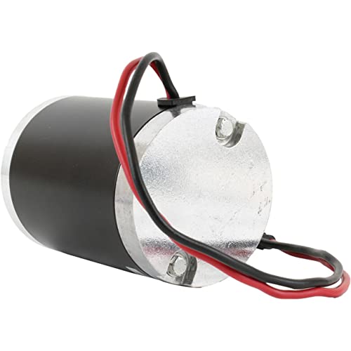 DISCOUNT STARTER & ALTERNATOR Salt Spreader Motor Compatible With/Replacement For Buyers ATVS15 ATVS 15 Salt Dog SAB0189, 3000966 12 Volt, 3.002in OD, 0.315in Shaft OD, 5.748in Length