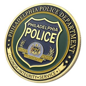 philadelphia police department / ppd g-p challenge coin 1145#