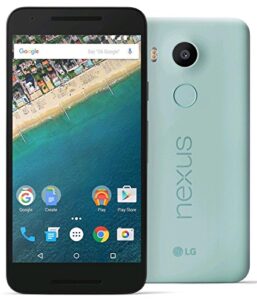 lg nexus 5x unlocked smart phone, 5.2" ice blue, 16gb storage, us warranty