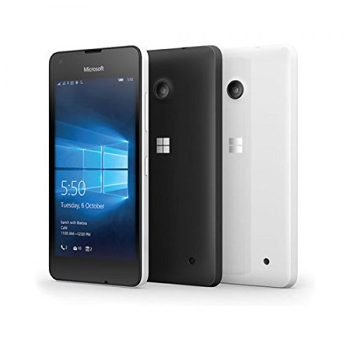 Microsoft Lumia 550 RM-1127 8GB (GSM Only, No CDMA) Factory Unlocked 4G/LTE - International Version with No Warranty (White)