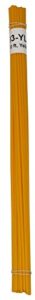 high density polyethylene (hdpe) plastic welding rod, 1/8" diameter, 30 ft, yellow