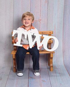 two sign - kids' photo prop - two, second birthday prop - 2nd birthday party decor