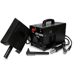 xtremepowerus 160 amp arc welder welding machine ultra-portable electrode clamp soldering with welder face mask accessories