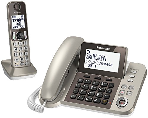 Panasonic KXTGF350N Dect 1-Handset Landline Telephone (Renewed)