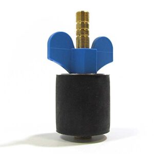 technical products winter rubber plug with valve for 1-1/2 inch pipe, with blow thru stem (1)