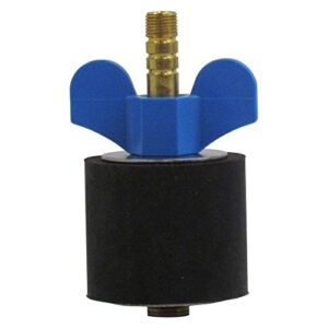 winter rubber plug with valve for 2 inch pipe, with blow thru stem