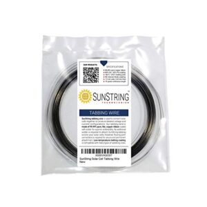 sunstring solar cell tabbing wire, 10 yards