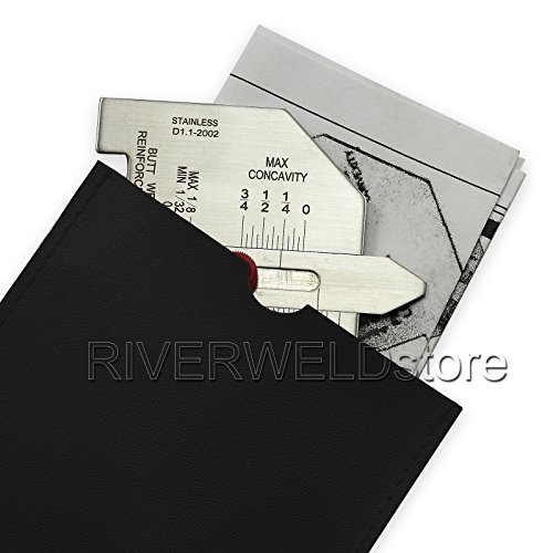 RIVERWELD Automatic Weld Size Fillet Weld Butt Weld Welding Gauge Stainless Steel Inch Inspection Gauge