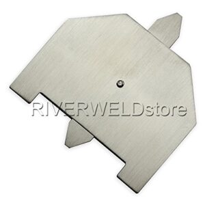 RIVERWELD Automatic Weld Size Fillet Weld Butt Weld Welding Gauge Stainless Steel Inch Inspection Gauge