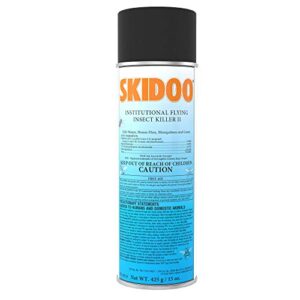 diversey 5814919 skidoo institutional flying insect killer ii, kills flies, gnats, mosquitoes, wasps & more, aerosol spray, 15-ounce