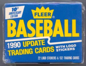 1990 fleer update set (mlb - baseball - 132 cards - frank thonas rc) (factory sealed)