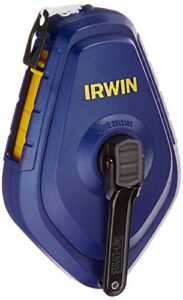 irwin tools strait-line 1932874 irwin speedline chalk reel, 100', blue