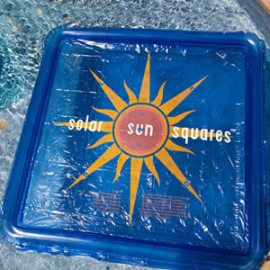 Solar Sun Rings SSSA-SB-02 UV Resistant Above Ground Inground Swimming Pool Hot Tub Spa Heating Accessory Square Heater Solar Cover, Sunburst