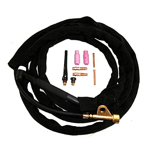 WeldingCity TIG Welding Torch Cable Nylon Cover 24-ft Long 3-in Wide with Zipper for Torch 9 and 17 from Miller Weldcraft Lincoln ESAB