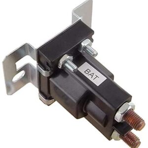 New 12 Volt Solenoid Relay Compatible With/Replacement For Meyer 56134, Western 56134 Upright 4-Post 4 Terminals, Flat 180 (F180) Mounting, 80 Continuous Amps, 400 Surge Amps