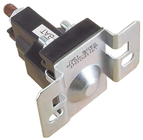 New 12 Volt Solenoid Relay Compatible With/Replacement For Meyer 56134, Western 56134 Upright 4-Post 4 Terminals, Flat 180 (F180) Mounting, 80 Continuous Amps, 400 Surge Amps