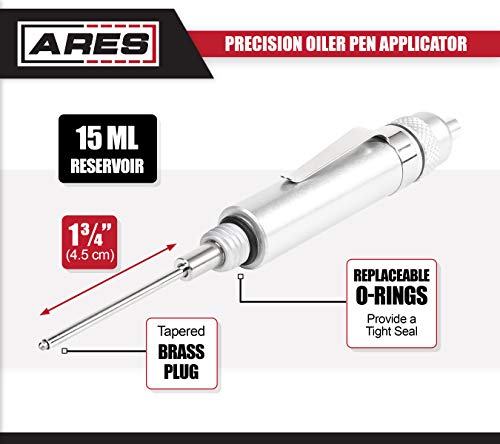 ARES 70004 - Precision Oiler Pen Applicator - Precisely Applies CLP, Ballistol, and Other Lubricants in Tight Places