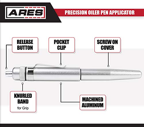 ARES 70004 - Precision Oiler Pen Applicator - Precisely Applies CLP, Ballistol, and Other Lubricants in Tight Places