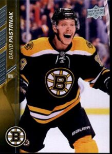 2015-16 upper deck #16 david pastrnak hockey card