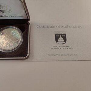 1989 United States Congressional Coin Proof Silver Dollar $1 Mint State US Mint