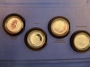 2014 50th anniversary kennedy half dollars silver coin collection uncirculated