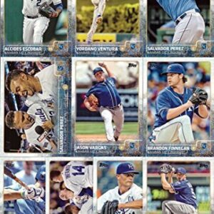 2015 Topps (Series 1 & 2) Kansas City Royals Baseball Card Team Set - 22 Card Set includes Salvador Perez, Alex Gordon, Mike Moustakas, Eric Hosmer, and more!