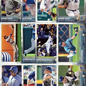 2015 Topps (Series 1 & 2) Kansas City Royals Baseball Card Team Set - 22 Card Set includes Salvador Perez, Alex Gordon, Mike Moustakas, Eric Hosmer, and more!