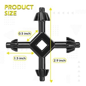 COLIBROX 4-Way Drill Press Chuck Key Universal Combination Hand 1/2" 9/16" 5/8" 11/16"