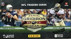 2011 panini gridiron gear nfl football factory sealed retail box with 80 cards ! look for rookies & autographs of cam newton, andy dalton, aj green and all the top 2011 nfl draft picks !