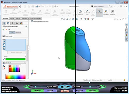 SOLIDWORKS 2016: Advanced Parts and Assemblies – Video Training Course