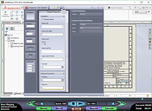 SOLIDWORKS 2016: Mechanical Drawings – Video Training Course