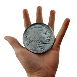 Loftus International Jumbo 3" Indian Head Buffalo Nickel Fake Play Coin