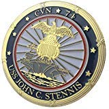 u.s. navy uss john c. stennis/cvn-74 gp challenge coin 1153#