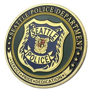 seattle police department / spd g-p challenge coin 1151#