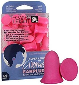 howard leight women earplugs pnk 14 pair pack of 4