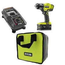 ryobi p261 18v one+ 3-speed ½ in. cordless impact wrench kit (bundle)