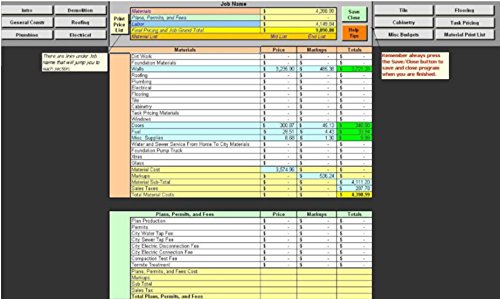 Price Zip Electrical Pricing Excel Template... Price by simple everyday questions