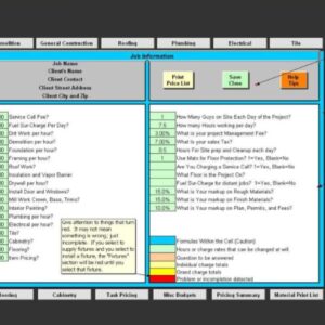 Price Zip Electrical Pricing Excel Template... Price by simple everyday questions