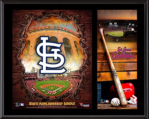 St. Louis Cardinals Sublimated 12" x 15" Team Logo Plaque - MLB Team Plaques and Collages