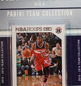 Washington Wizards 2015 2016 Hoops Factory Sealed 9 Card Team Set with Kelly Oubre Rookie Card Plus