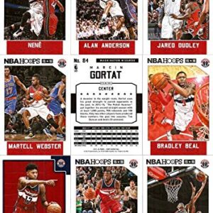 Washington Wizards 2015 2016 Hoops Factory Sealed 9 Card Team Set with Kelly Oubre Rookie Card Plus