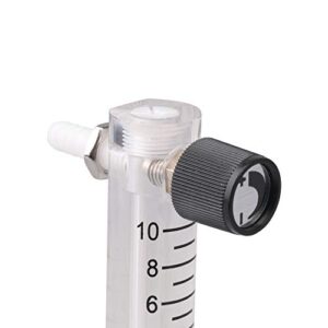 CNBTR LZQ-3 0-10 LPM Tube Type Acylic Flowmeter Gas 8mm Hose Fitting Oxygen Flowmeter Regulator Flow Meter