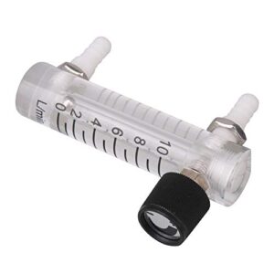 CNBTR LZQ-3 0-10 LPM Tube Type Acylic Flowmeter Gas 8mm Hose Fitting Oxygen Flowmeter Regulator Flow Meter