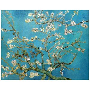 vincent van gogh almond blossom deco fridge magnet, 1890 fine art repro post impressionism