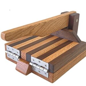 Central Coast Woodworks Hardwood Tortilla Press - Red Oak & Walnut- 8 inch