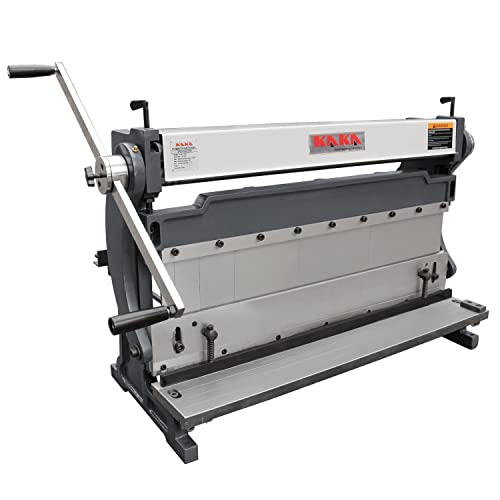 KAKA INDUSTRIAL 3-IN-1/30 Sheet Metal Shear 30-Inch Combination Sheet Metal Brake Cut Slip Roll Machine,Segments Press Brake Shear Roll Machine Segments Press Brake Shear Roll Machine