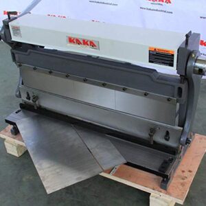 KAKA INDUSTRIAL 3-IN-1/30 Sheet Metal Shear 30-Inch Combination Sheet Metal Brake Cut Slip Roll Machine,Segments Press Brake Shear Roll Machine Segments Press Brake Shear Roll Machine